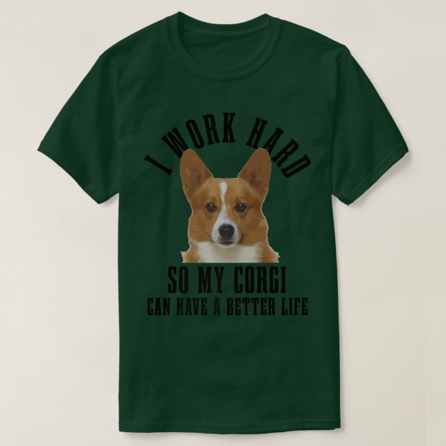 Corgi Mom Dog Dad Funny Corgi-562 T Shirt (Design framsida)