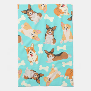 Corgi Mönster Kökshandduk