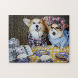 Corgi Morgons kaffepussel Pussel