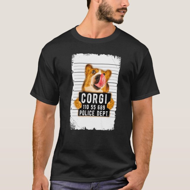 Corgi Muggskott T Shirt (Framsida)