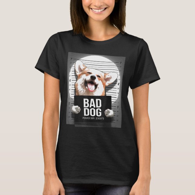 Corgi Mugshot T Shirt (Framsida)