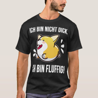 Corgi nicht dick fluffig t shirt