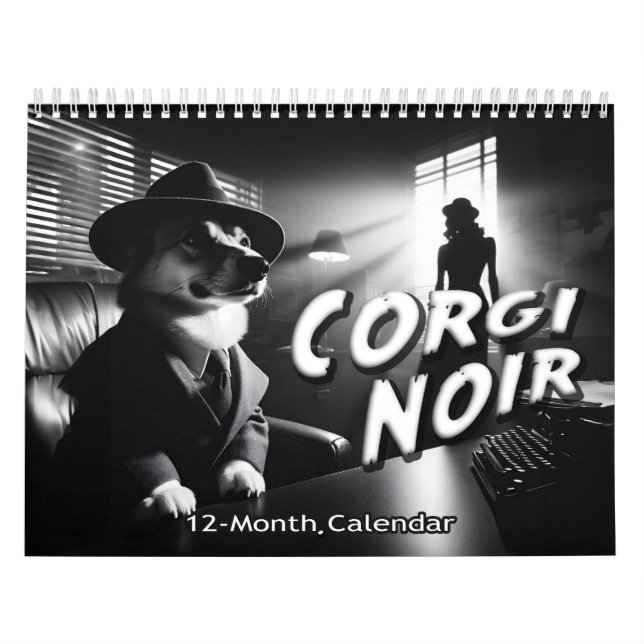 Corgi Noir Kalender (Omslag)
