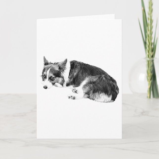 Corgi Nyans, Varmaste Önskningar Kort (Framsida)