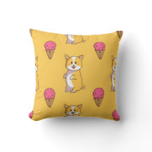 Corgi och Ice Cream Mönster