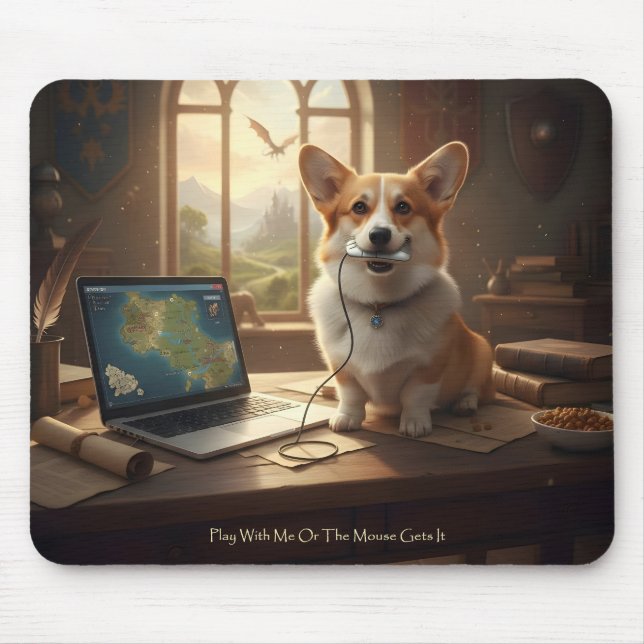 Corgi och mus musmatta (Framsidan)