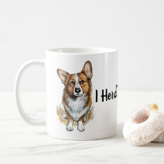Corgi och nötkreatursbesättning kaffemugg