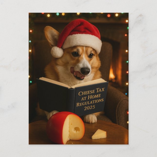 Corgi "Ostskatt" julkort Vykort (Framsida)