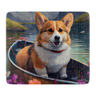 Corgi på en Paddle: En scen Äventyr