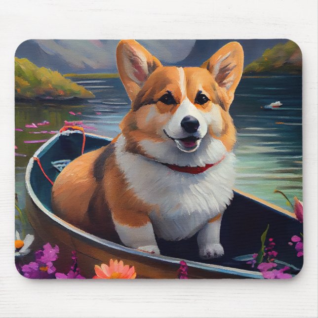 Corgi på en Paddle: En scen Äventyr Musmatta (Framsidan)