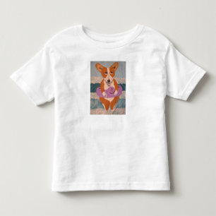 Corgi på stranden T-shirt