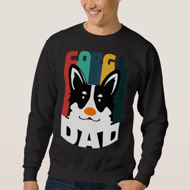 Corgi Pappa 550 Lång Ärmad Tröja (Framsida)