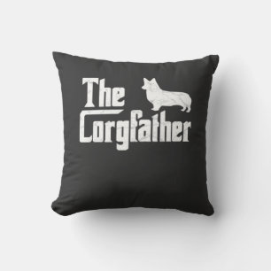 Corgi Pappa Corgfadern Rolig Corgi Älskare Tröja G Kudde