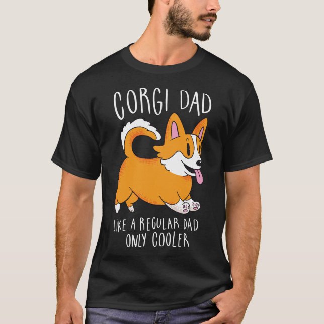 Corgi Pappa Essential T-Shirt (Framsida)
