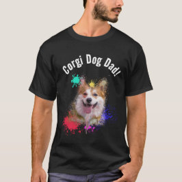 Corgi Pappa Hund Best Hund Pappa någonsin T Shirt