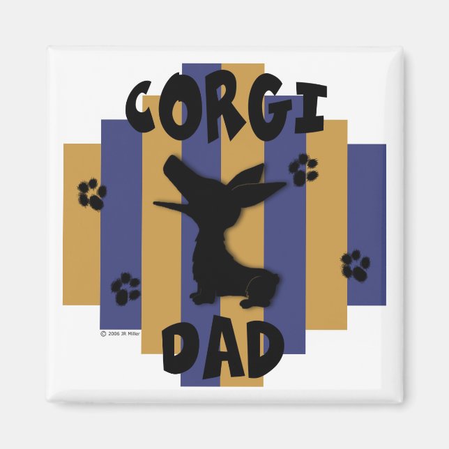 Corgi Pappa Magnet (Framsidan)