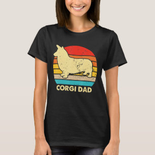Corgi Pappa Puppy Animal Hundägare Pet Welsh T Shirt