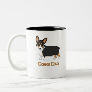 Corgi Pappa Två-Tonad Mugg