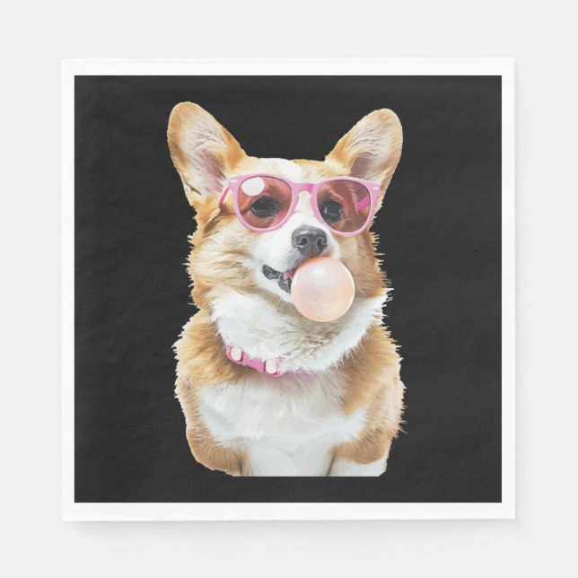 Corgi    pappersservett (Framsidan)