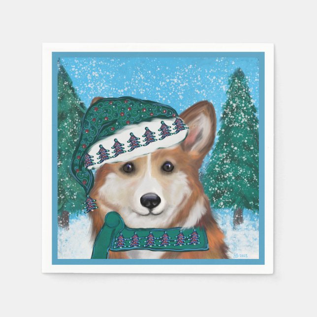 Corgi Pappersservett (Framsidan)