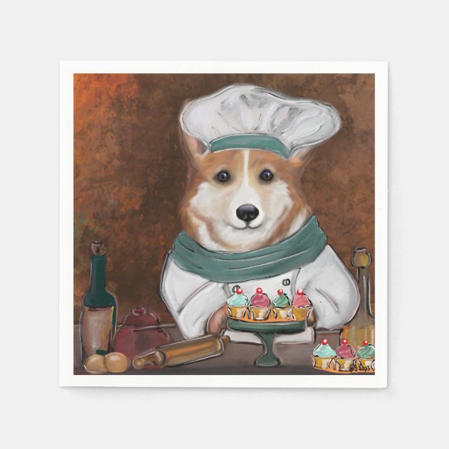 Corgi Pappersservett (Framsidan)