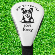 Corgi Peeking Puppy Anpassa Golf Head Cover