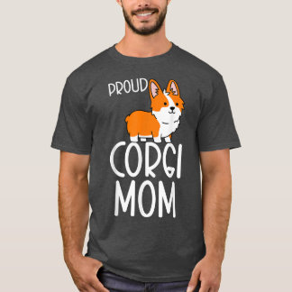 Corgi Pembroke Älskare Proud Corgi Mamma T Shirt