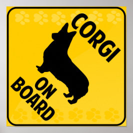 Corgi (Pembroke) ombord Poster