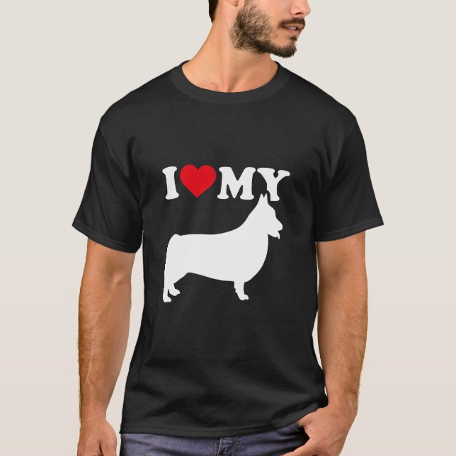 Corgi Pembroke T Shirt (Framsida)
