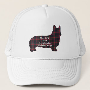Corgi Pembroke Welsh BFF Hatt Truckerkeps