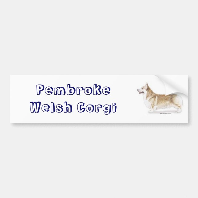 Corgi - Pembroke Welsh Bildekal (Framsidan)