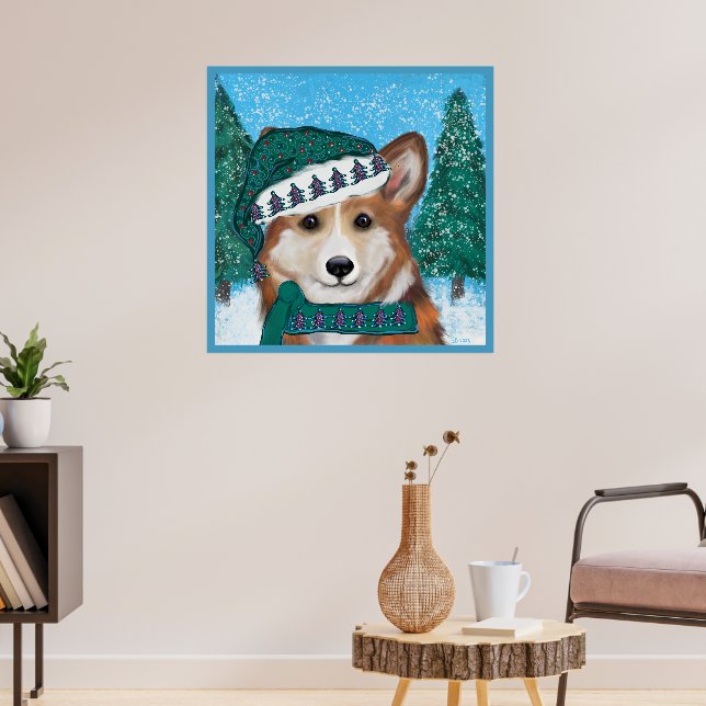 Corgi Poster (Vardagsrum 3)