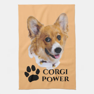 Corgi Power Kitchen Towel Kökshandduk