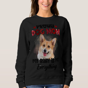 Corgi Proud Hund Mamma hela min Baby är mitt allt T Shirt