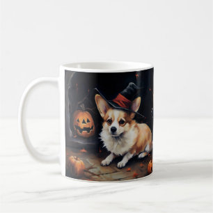 Corgi Pumpakvarnar Halloween Skräckinjagande Kaffemugg