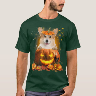 Corgi PumpkinFunny Cute Hund älskare Halloween T Shirt