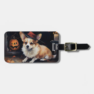 Corgi Pumpkins Halloween Scary Bagagebricka