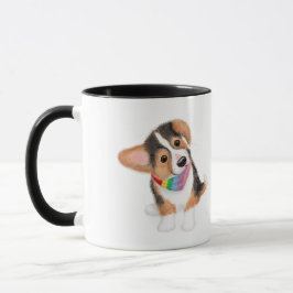 Corgi puppy "Best hund pappa ever!" mugg! Mugg