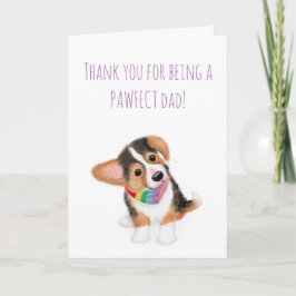 Corgi puppy Fars dag-kort från hund Kort