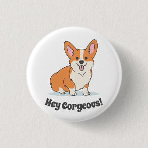 Corgi Puppy, fjällande Knapp