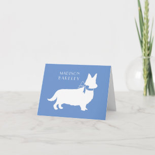 Corgi Puppy Hund Pembroke Welsh Anteckningskort