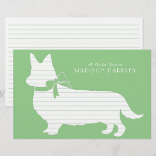 Corgi Puppy Hund Pembroke Welsh Stationery Brevpapper