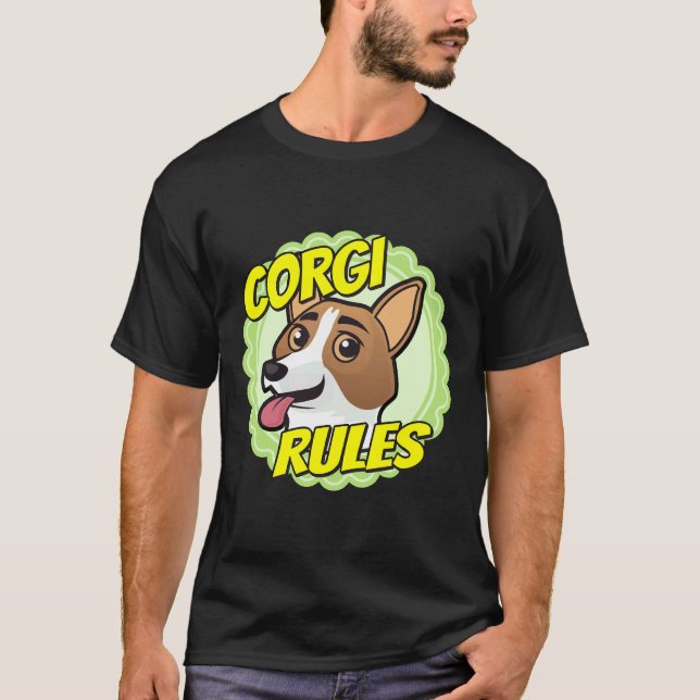 Corgi Regler T Shirt (Framsida)