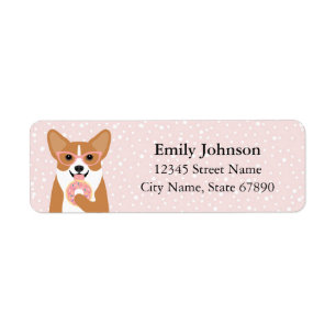 Corgi Returetiketters Returadress Etikett