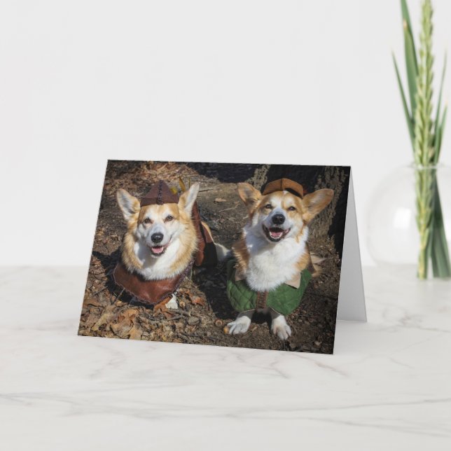 Corgi Robin Hood tomt kort (Framsida)