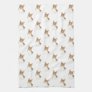 Corgi (röd) kökshandduk