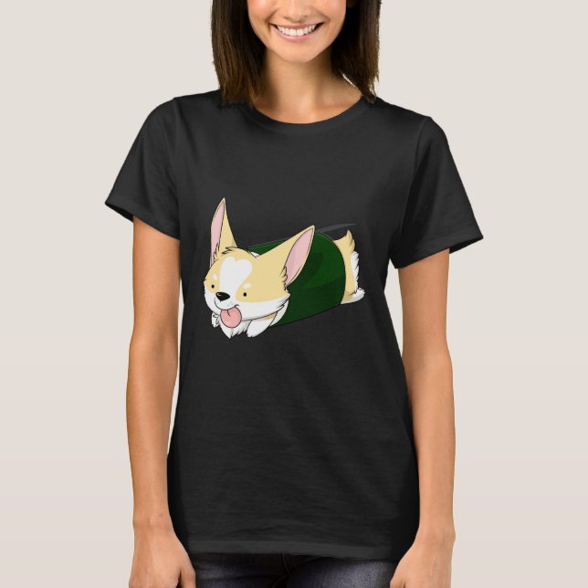Corgi Roll T Shirt (Framsida)