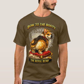 Corgi Royal Rump | Rolig Groovely Hund T Shirt
