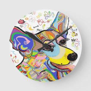 Corgi Rund Klocka