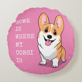 Corgi Rund Kudde